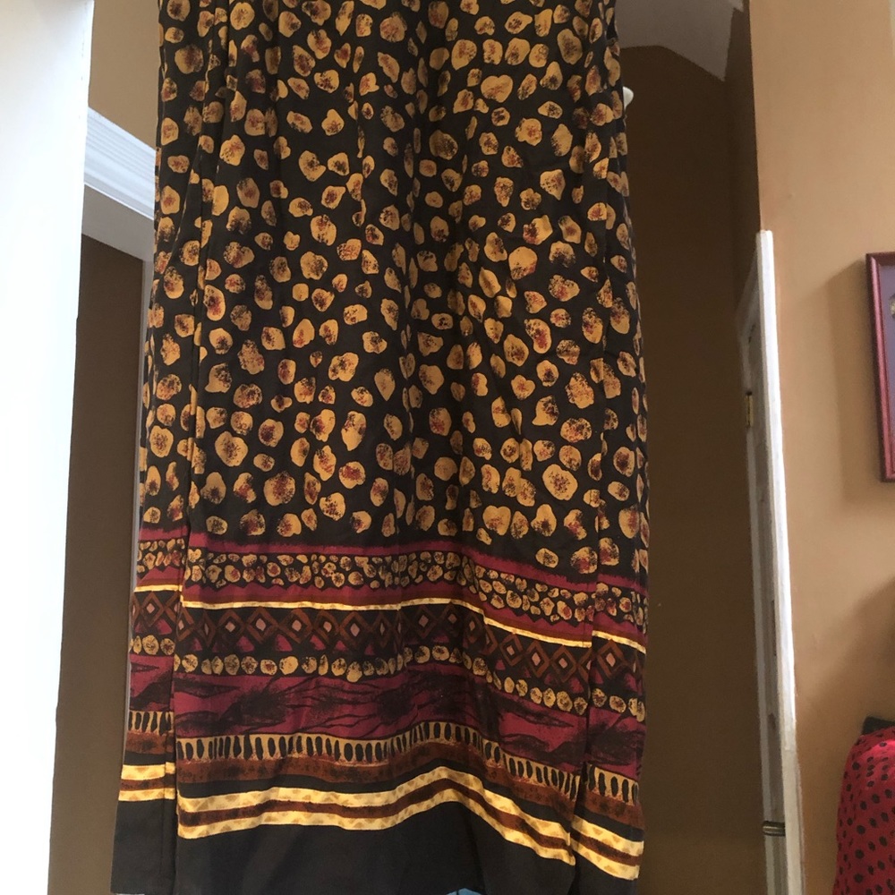Bohemian Style Animal Print with open side panel